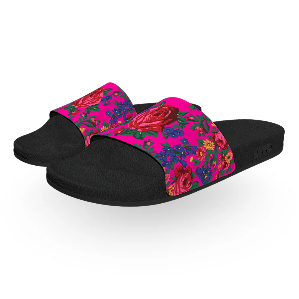 Kokum Floral (Pink) - Unisex Slide Sandal