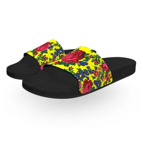 Kokum Floral (Yellow) - Unisex Slide Sandal