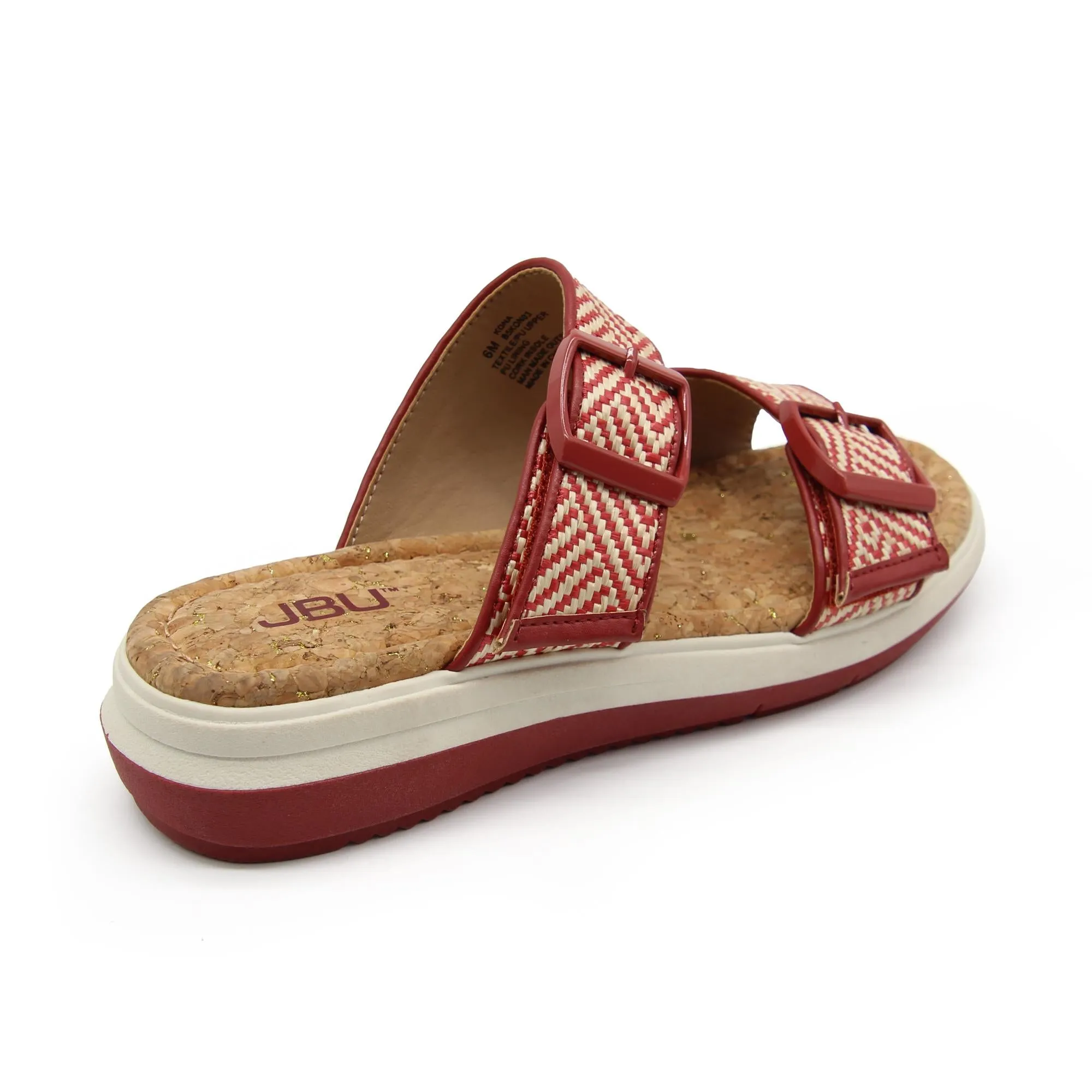 Kona Red/Cream Raffia