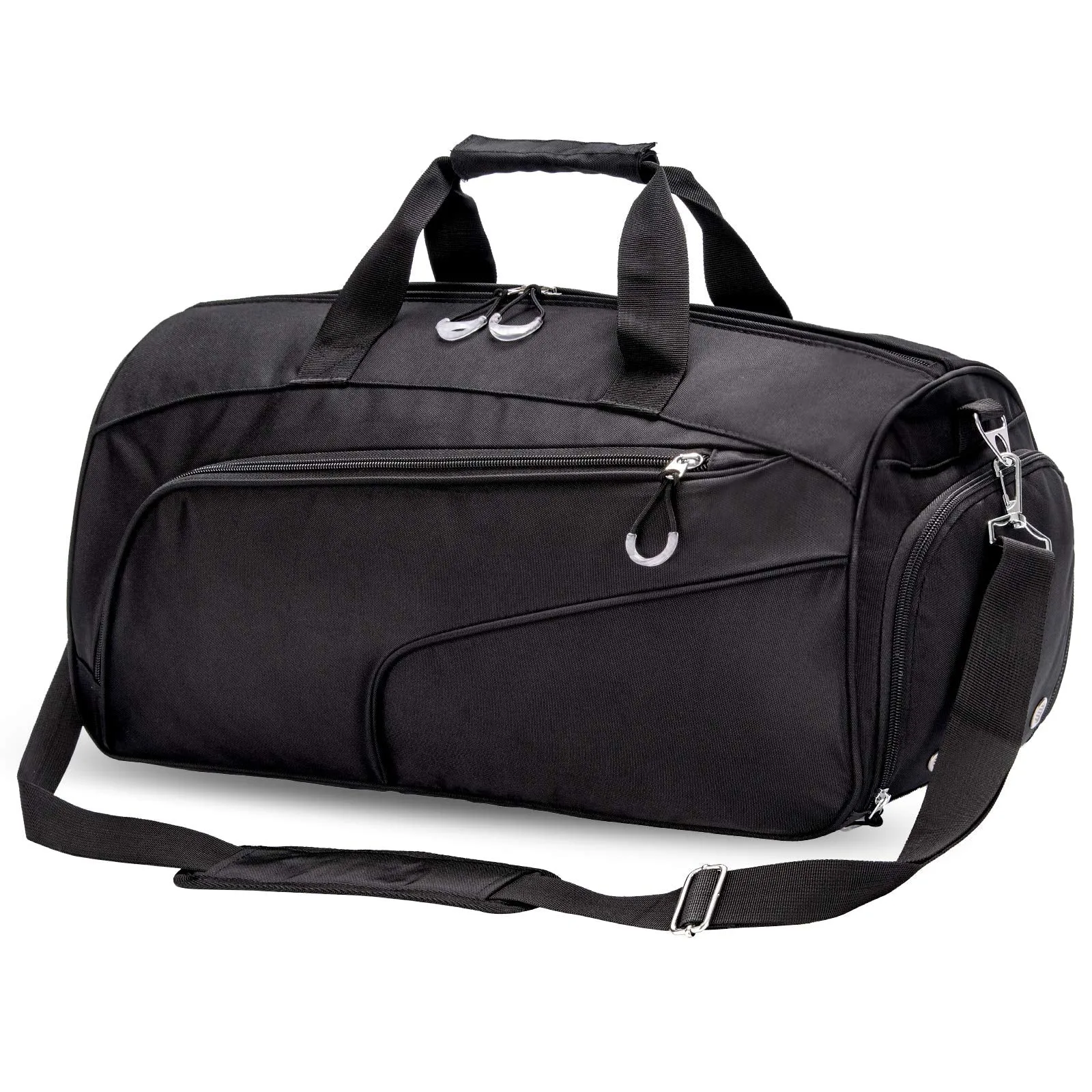 KSportsX™ 20" Oxford Duffel Gym/Travel Bag - Shoe Compartment, Wet Pocket - Overnight Bag