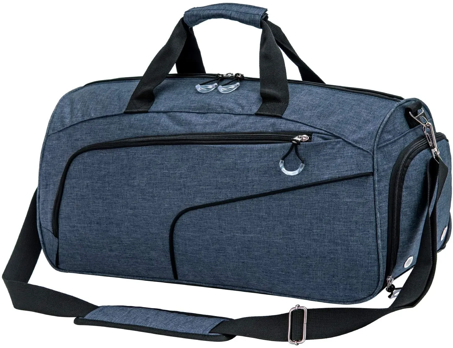 KSportsX™ 20" Oxford Duffel Gym/Travel Bag - Shoe Compartment, Wet Pocket - Overnight Bag