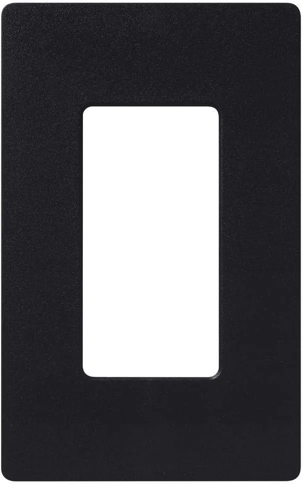 Lutron Claro 1 Gang Decorator/Rocker Wallplate, Gloss, White (1-Pack) |