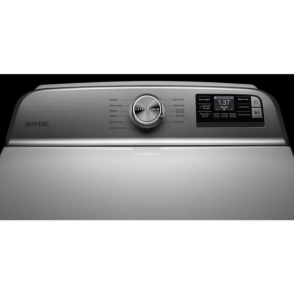 Maytag MGD6230RHW Smart Top Load Gas Dryer with Extra Power - 7.4 cu. ft.