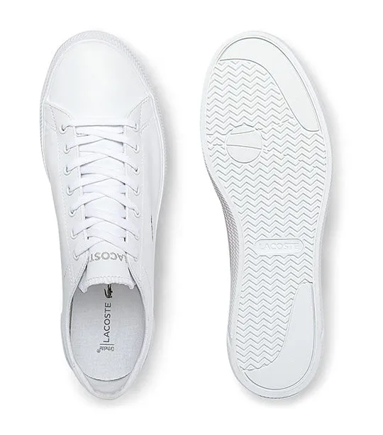 Men's Gripshot Leather and Synthetic Sneakers White/White