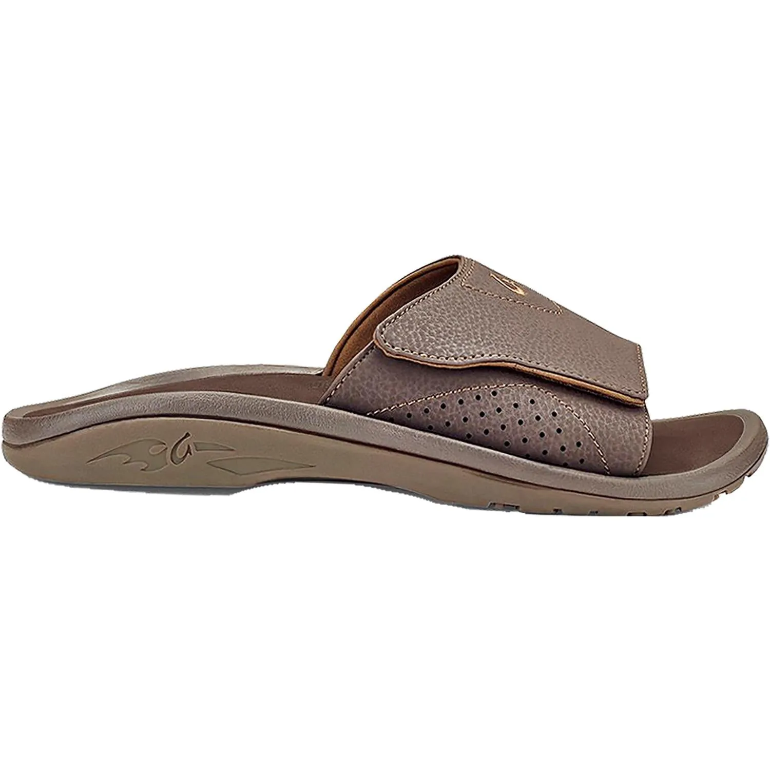 Men's OluKai Nalu Slide Dark Java Synthetic