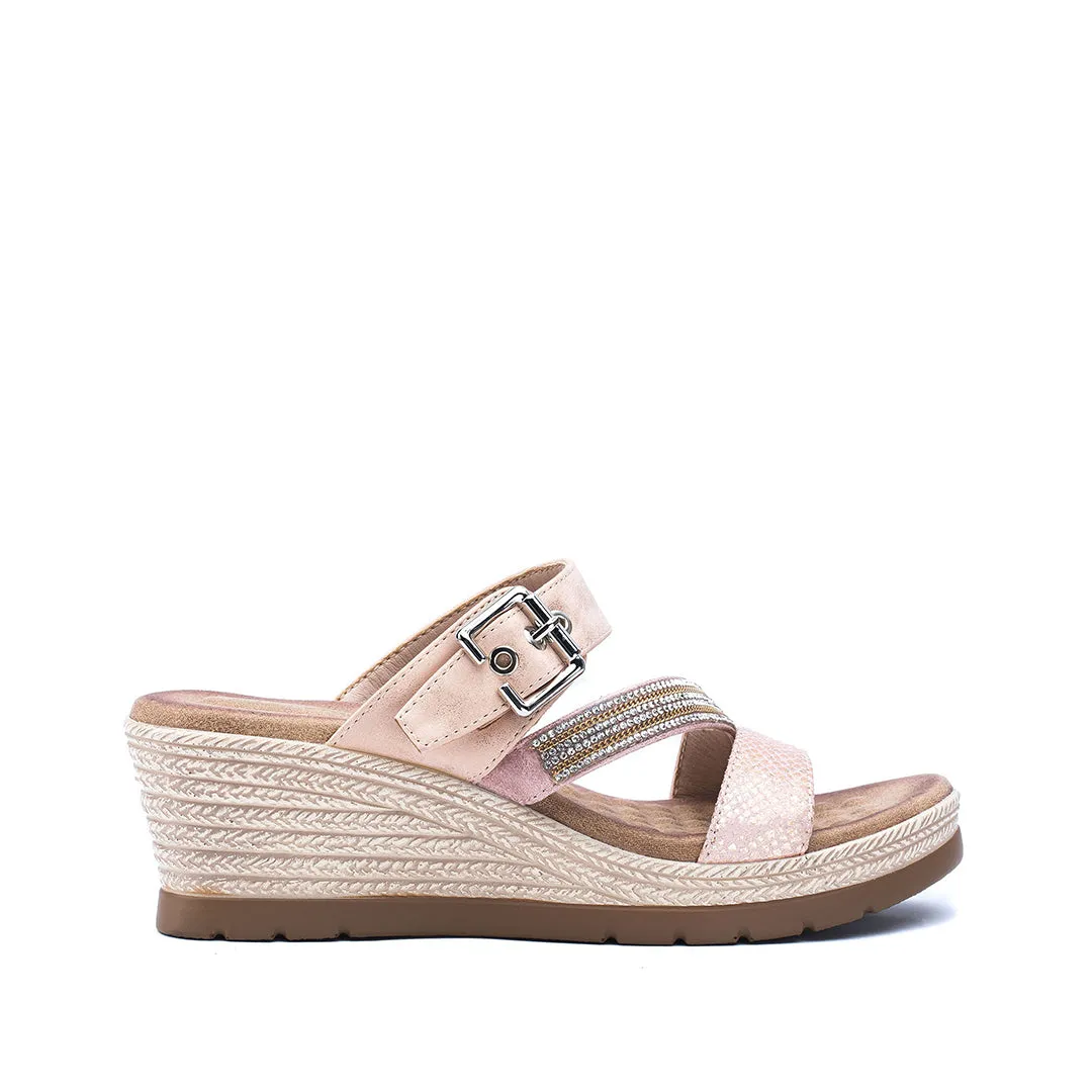 Monica Blush Espadrille Sandal