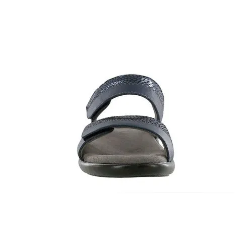 Nudu Slide Navy Leather Sandal Sas