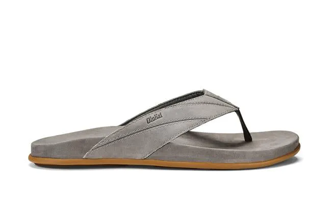 OluKai Mens Pīkoi Leather Beach Sandal