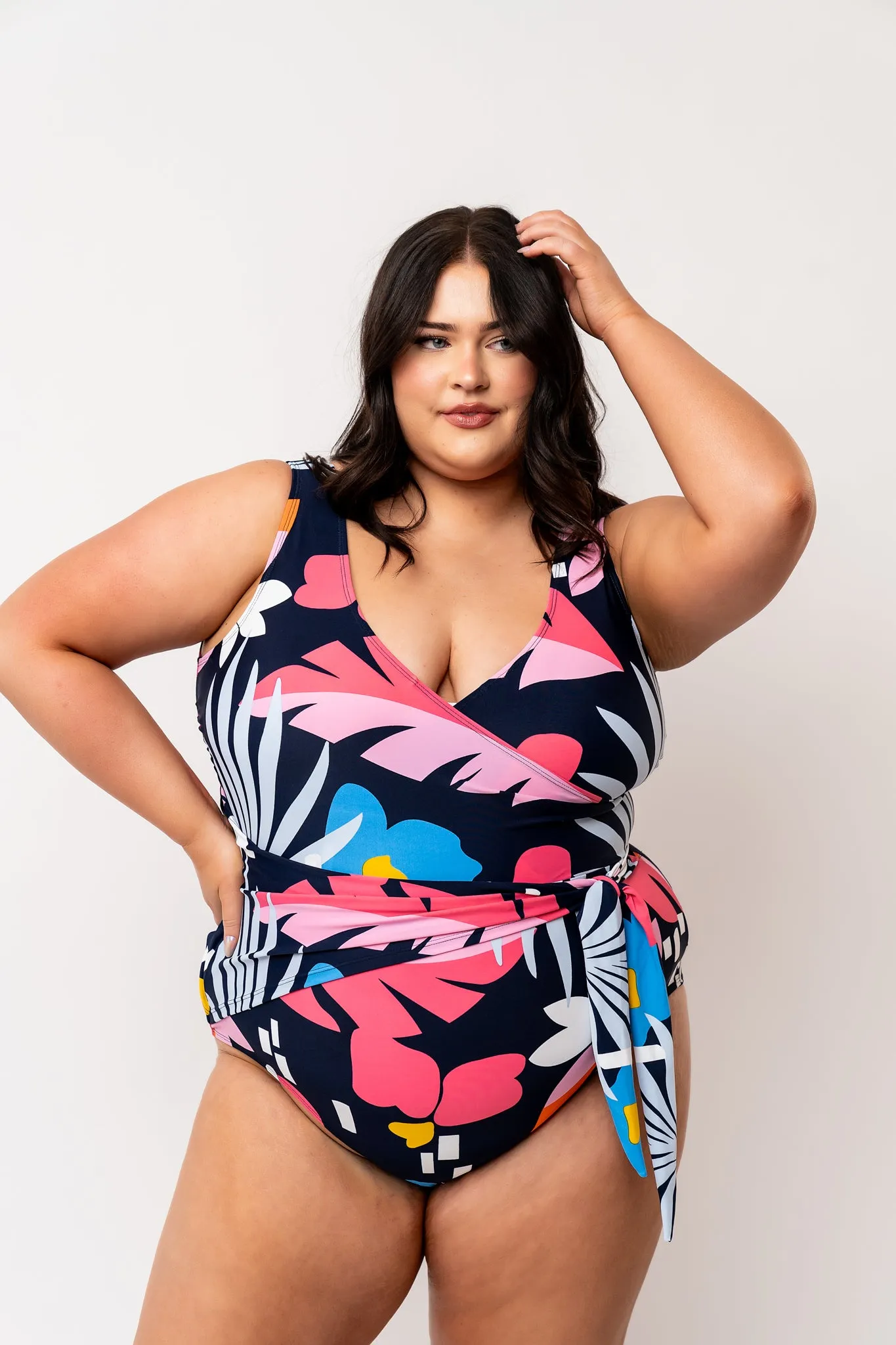 Palm Beach One Piece | Blue Wave Floral