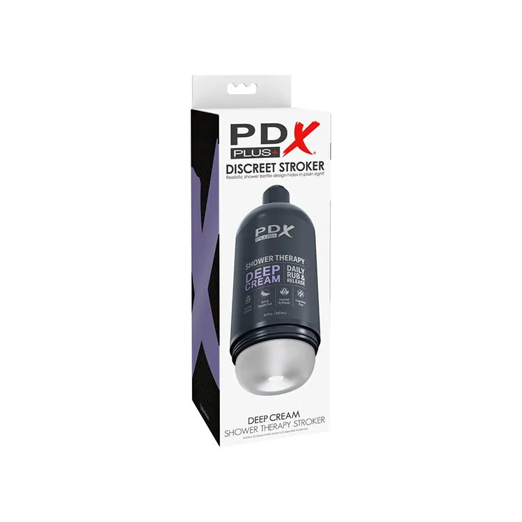 PDX Plus Deep Cream Shower Therapy Stroker