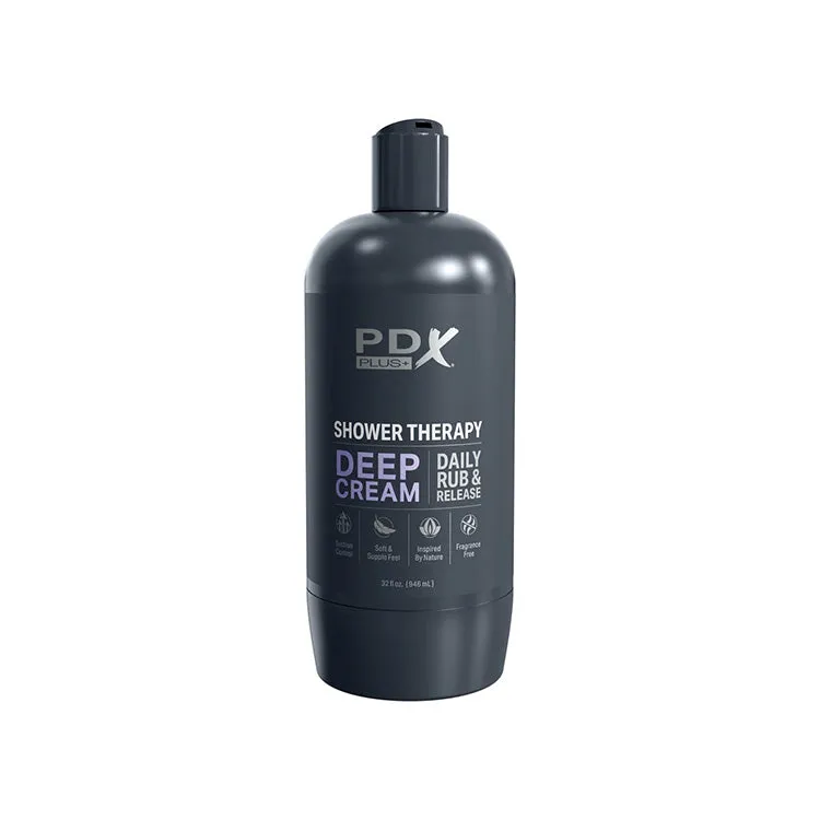 PDX Plus Deep Cream Shower Therapy Stroker