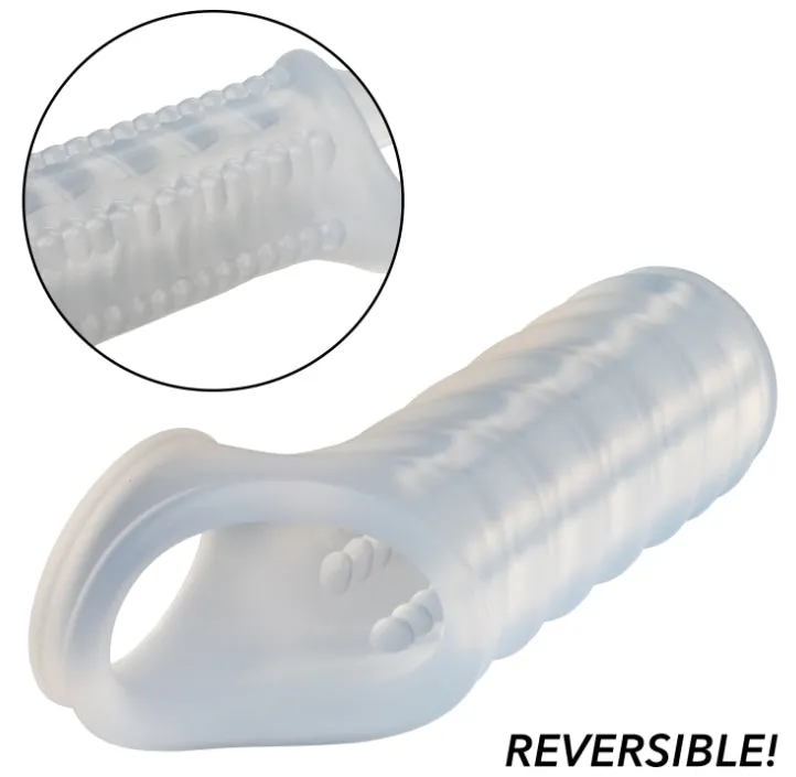 Performance Maxx Liquid Silicone Reversible Clear Penis Sleeve