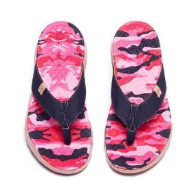 Pink Cherry Women Majorca Flip Flops