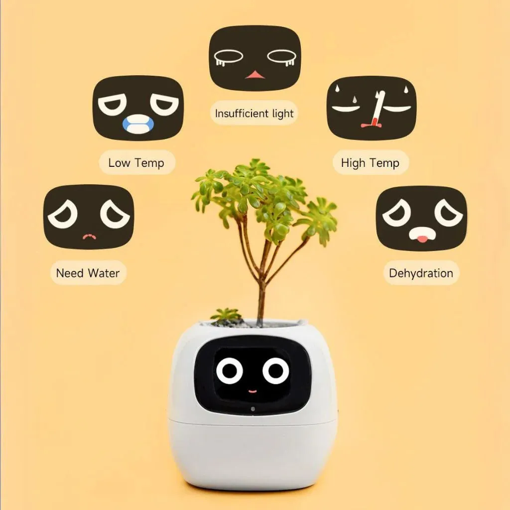 Plantsio Ivy Smart Planter | 7 smart sensors ; Ai Chips