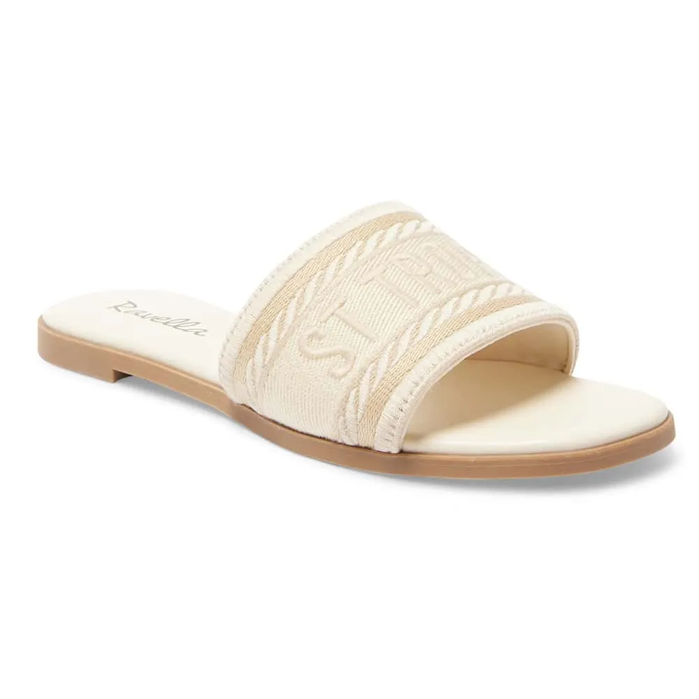 Resort Slide in Ivory Multi