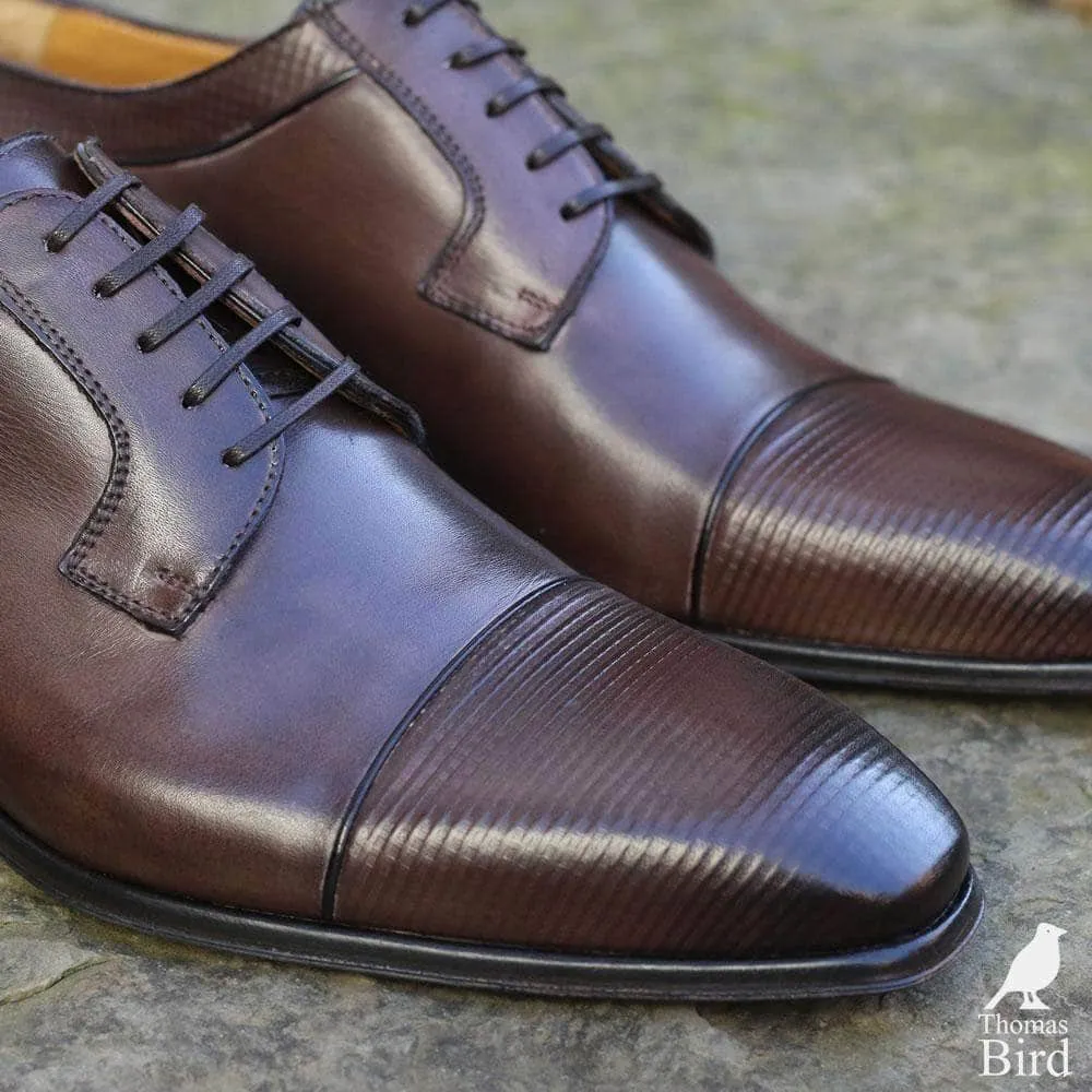 Richmond Cap Toe Derby Walnut Brown