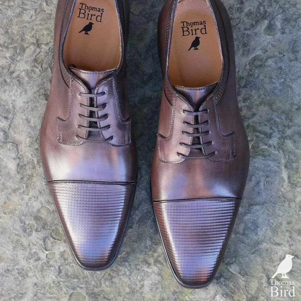 Richmond Cap Toe Derby Walnut Brown