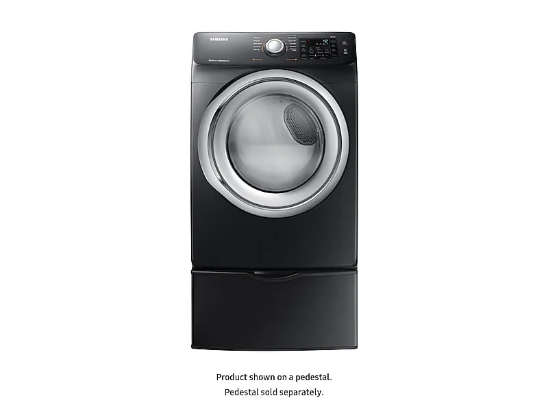 Samsung DVE45N5300V 7.5 cu. ft. Electric Dryer with Steam in Black Stainless Steel