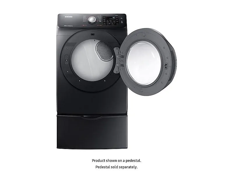 Samsung DVE45N5300V 7.5 cu. ft. Electric Dryer with Steam in Black Stainless Steel