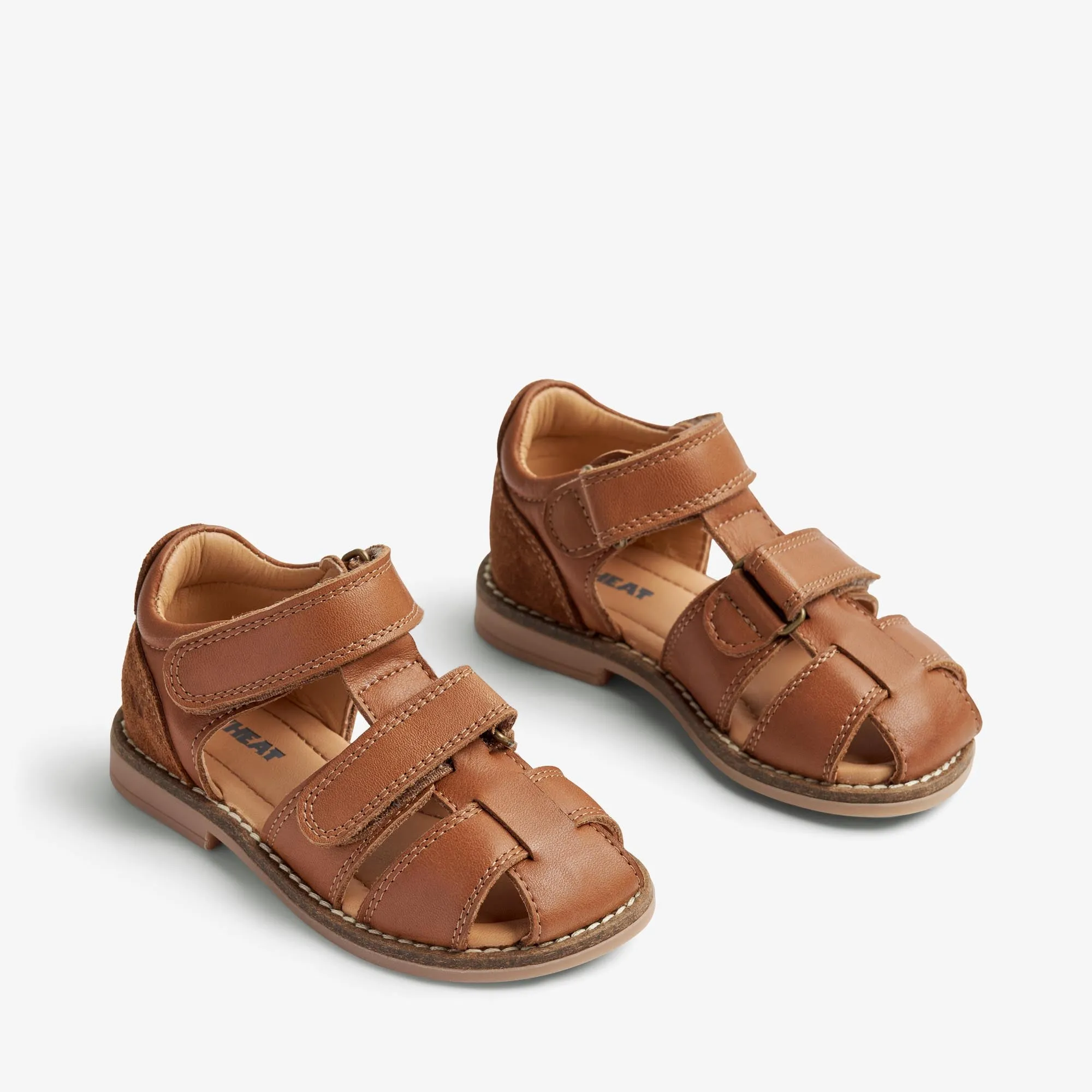 Sandal Closed Toe Bassi - cognac