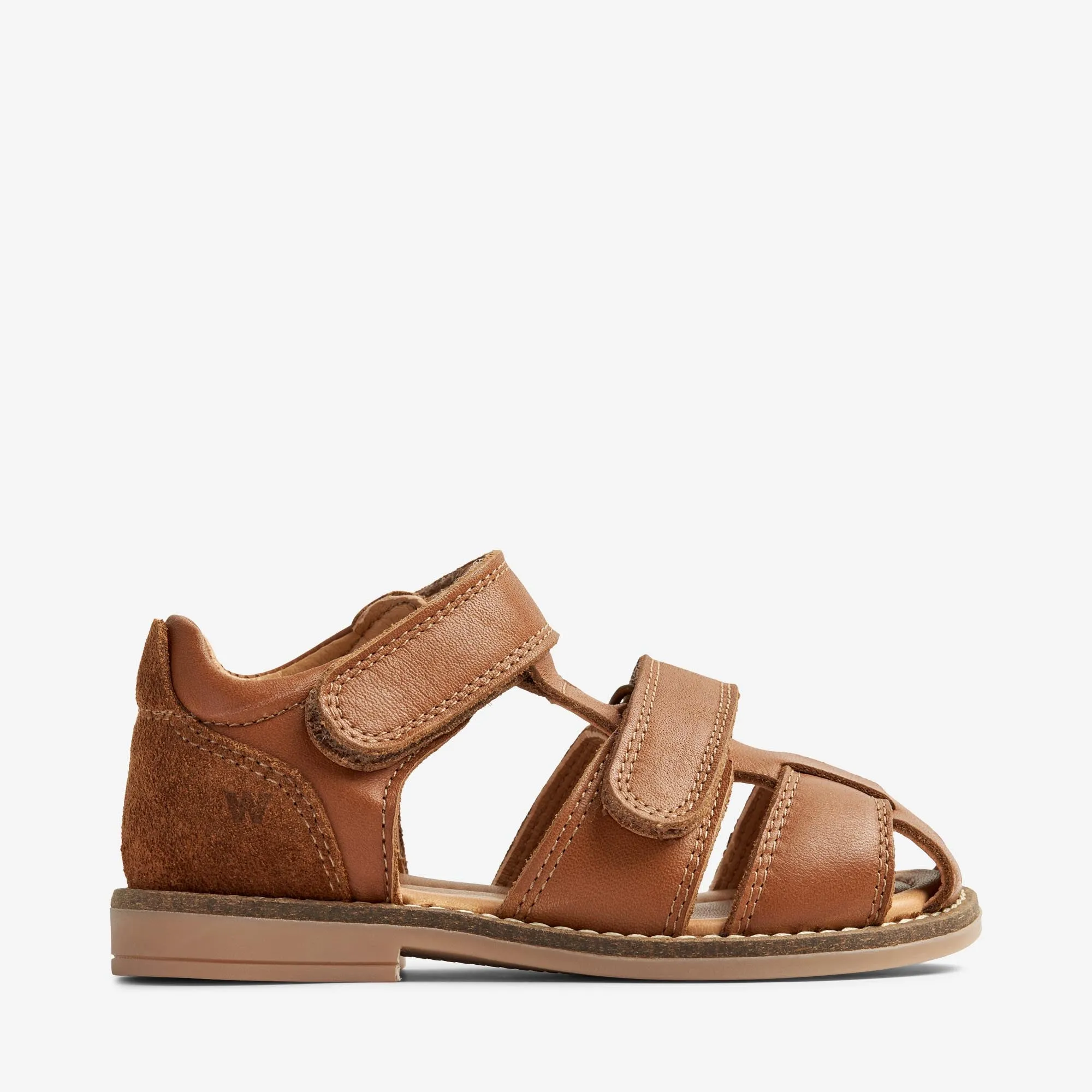 Sandal Closed Toe Bassi - cognac