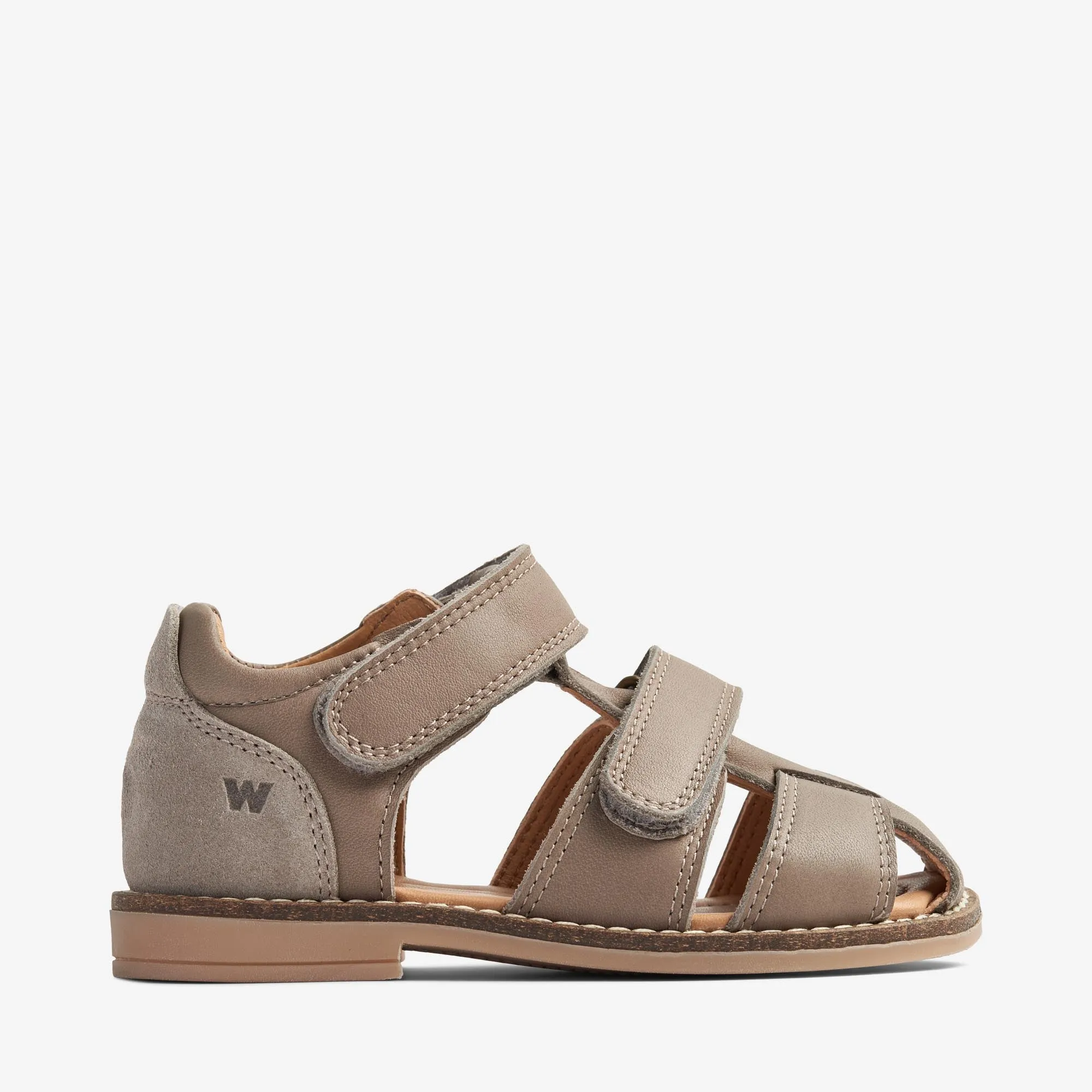 Sandal Closed Toe Bassi - gravel