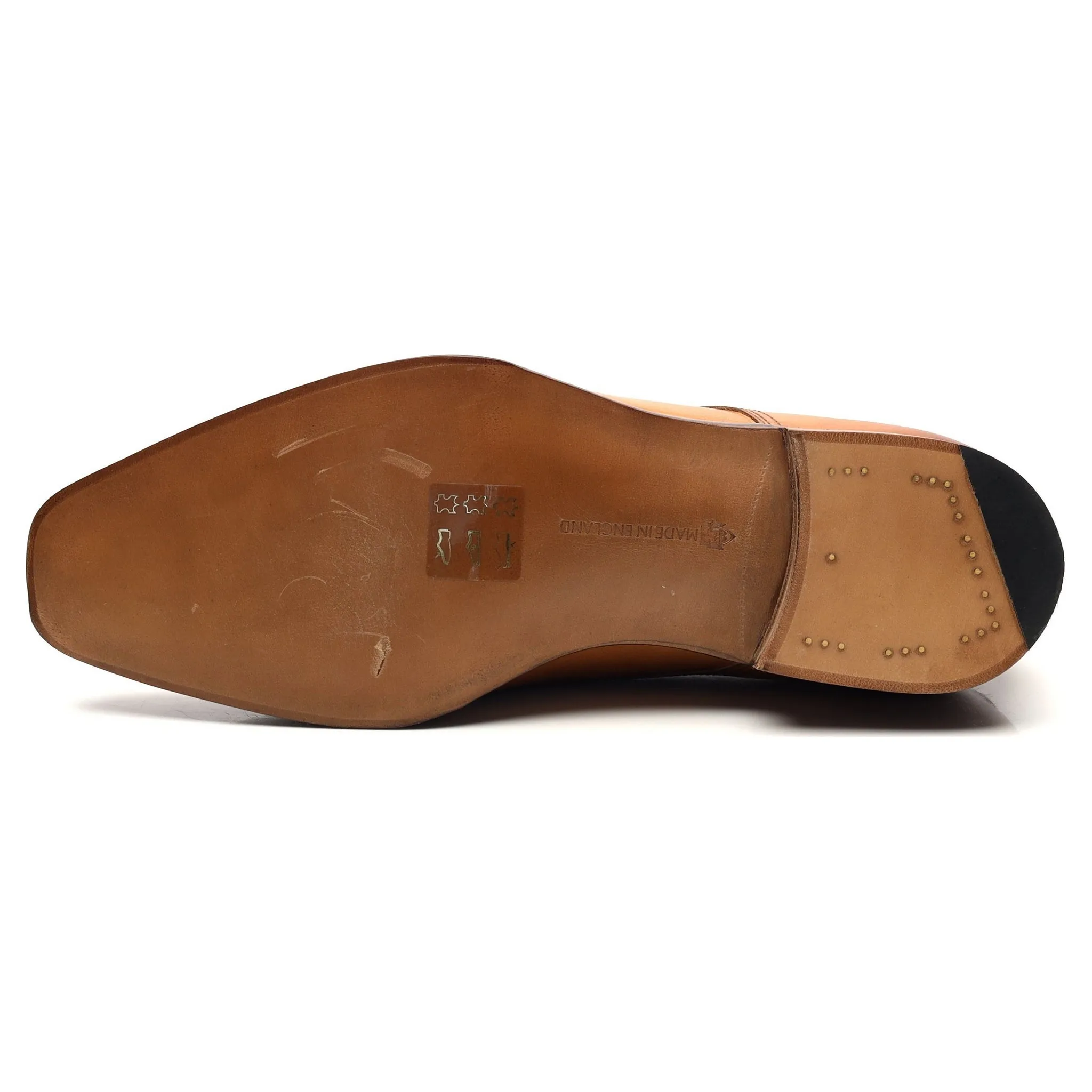 'Shelton' Tan Brown Leather Derby UK 5.5 E