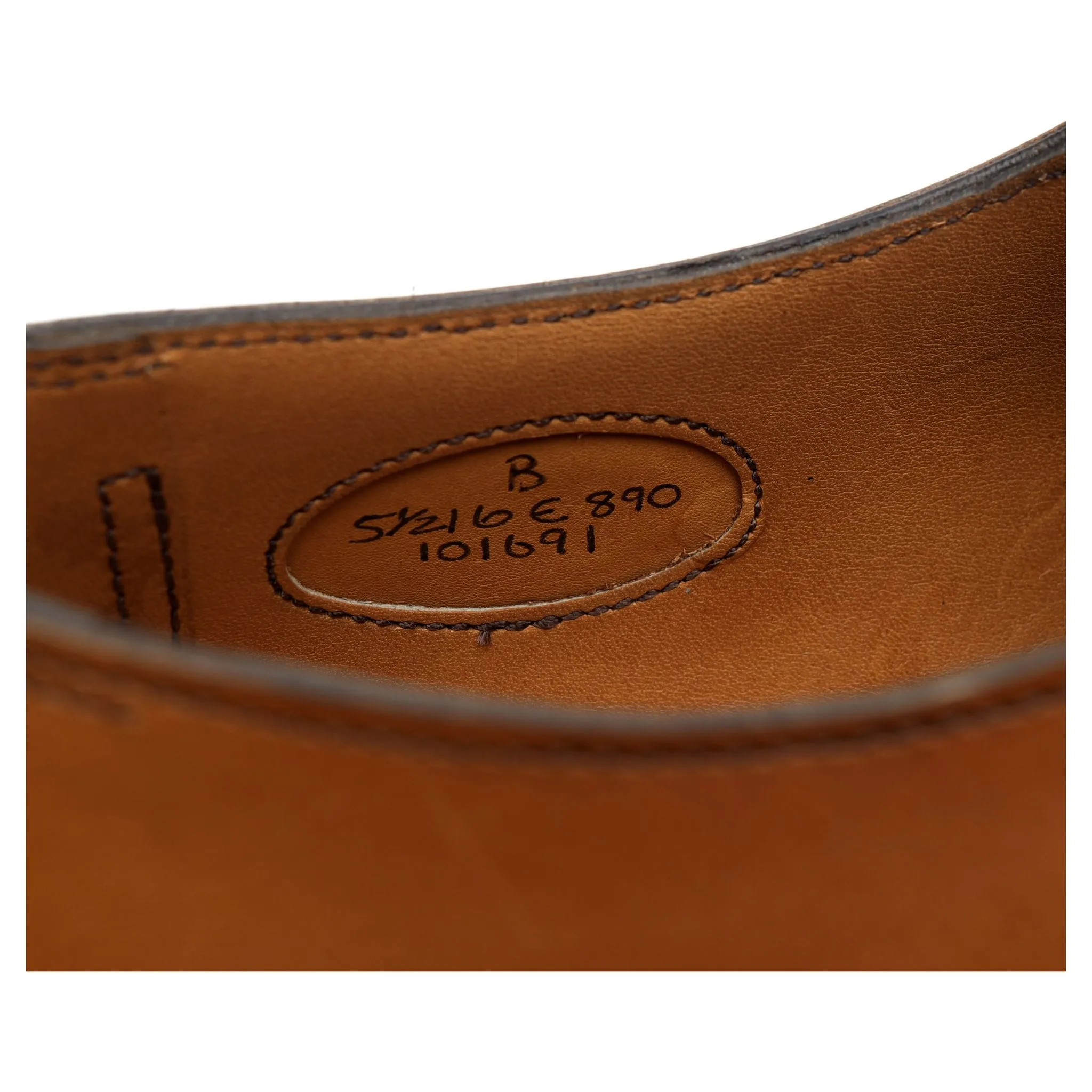 'Shelton' Tan Brown Leather Derby UK 5.5 E