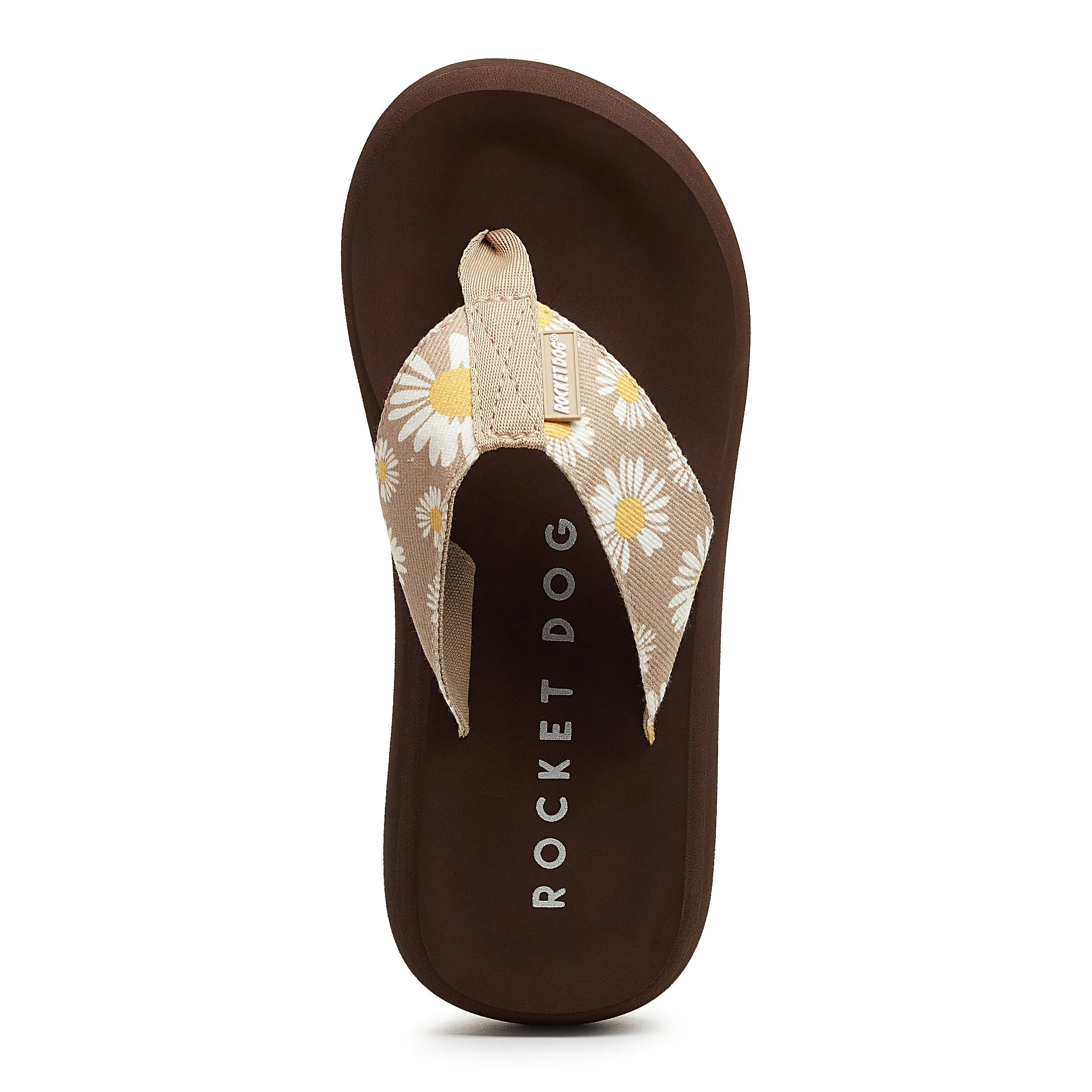 Spotlight Brown Daisy Flip-Flops