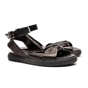 SS24 WRAP Smoke | Leather Sandals