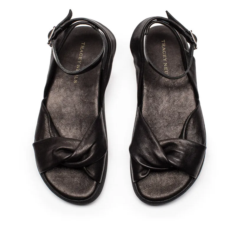 SS24 WRAP Smoke | Leather Sandals