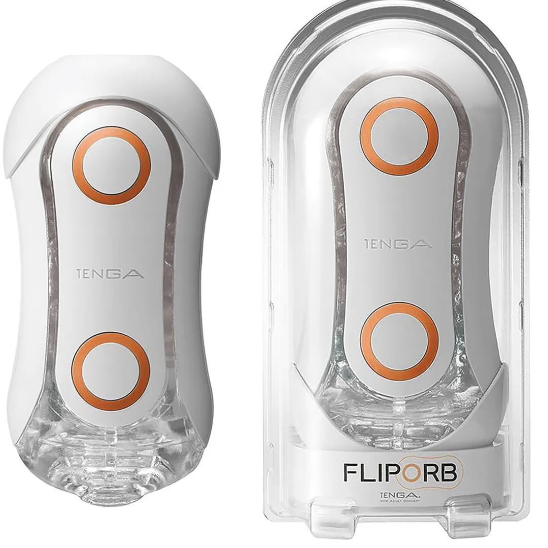 Tenga Flip Orb Masturbator - Orange Crash