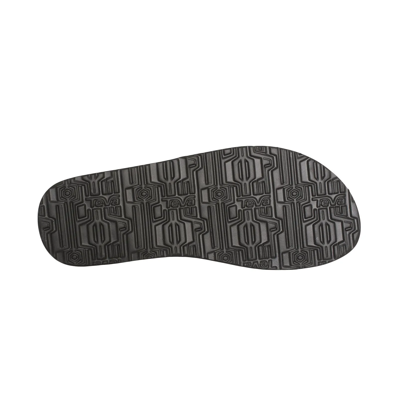 Teva Mush II Brick Black Flip Flops - Men's