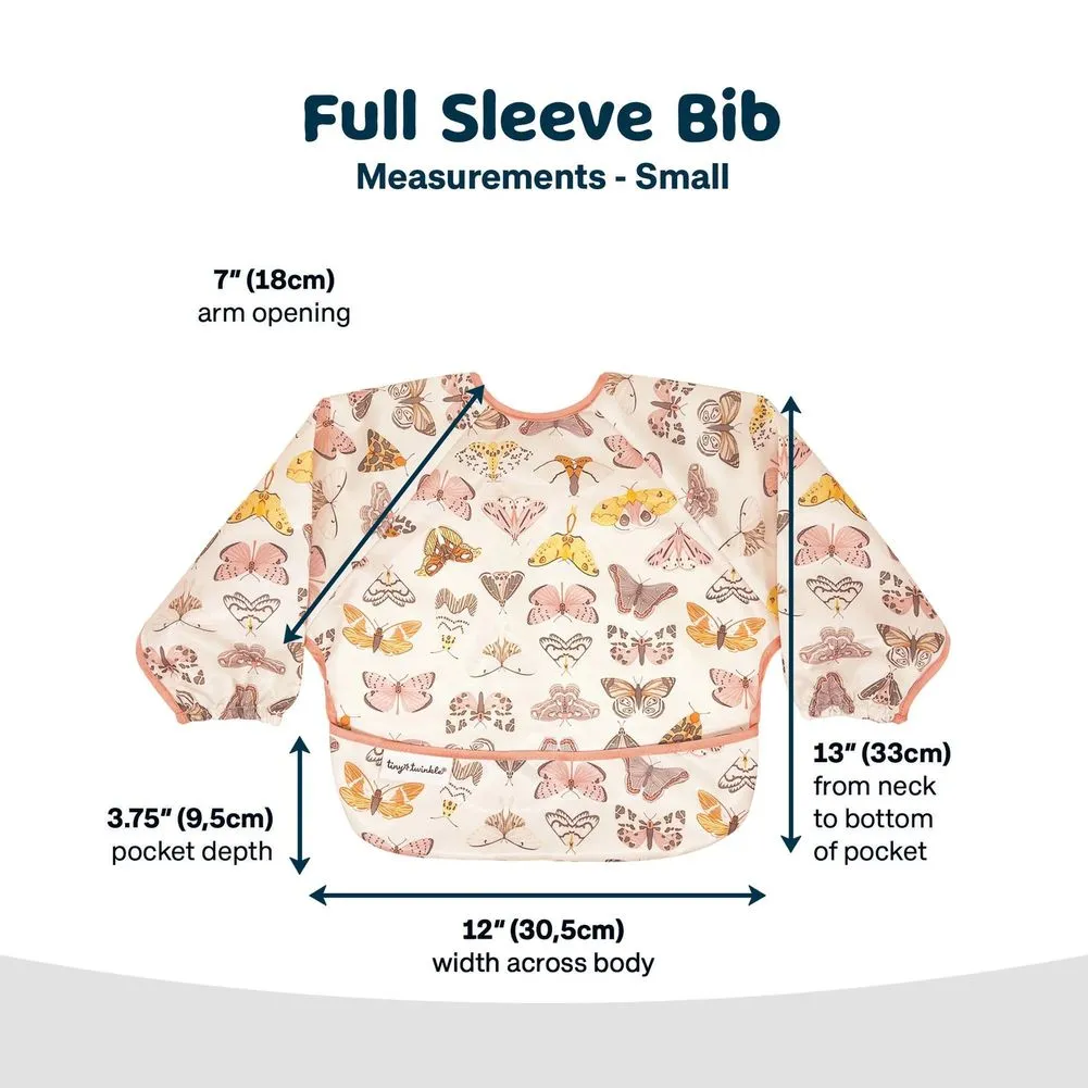 Tiny Twinkle Mess-Proof Full Sleeve Bib - Space