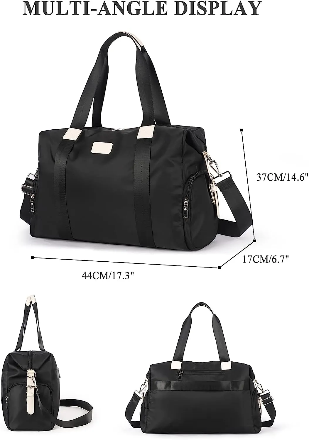 Travel Duffle Bag Men's Sports Tote Gym Bag Shoulder Weekend Travel Bag