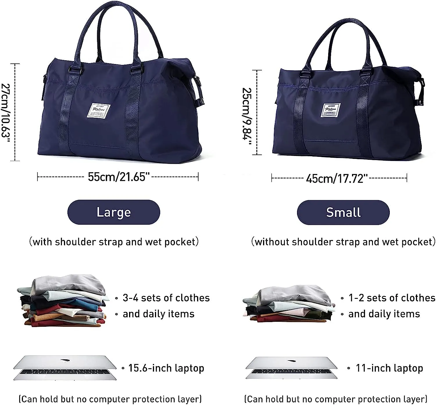 Travel Duffle Bag Men's Sports Tote Gym Bag Shoulder Weekend Travel Bag