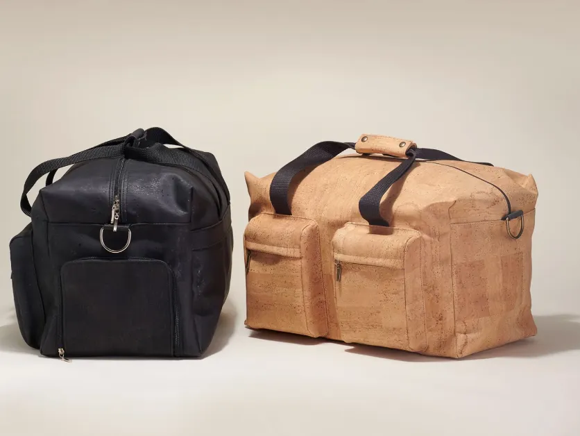 Travel-Ready Large Cork Duffel