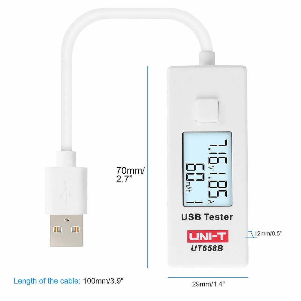 UNI-T UT658B USB Ammeter Charger Tester