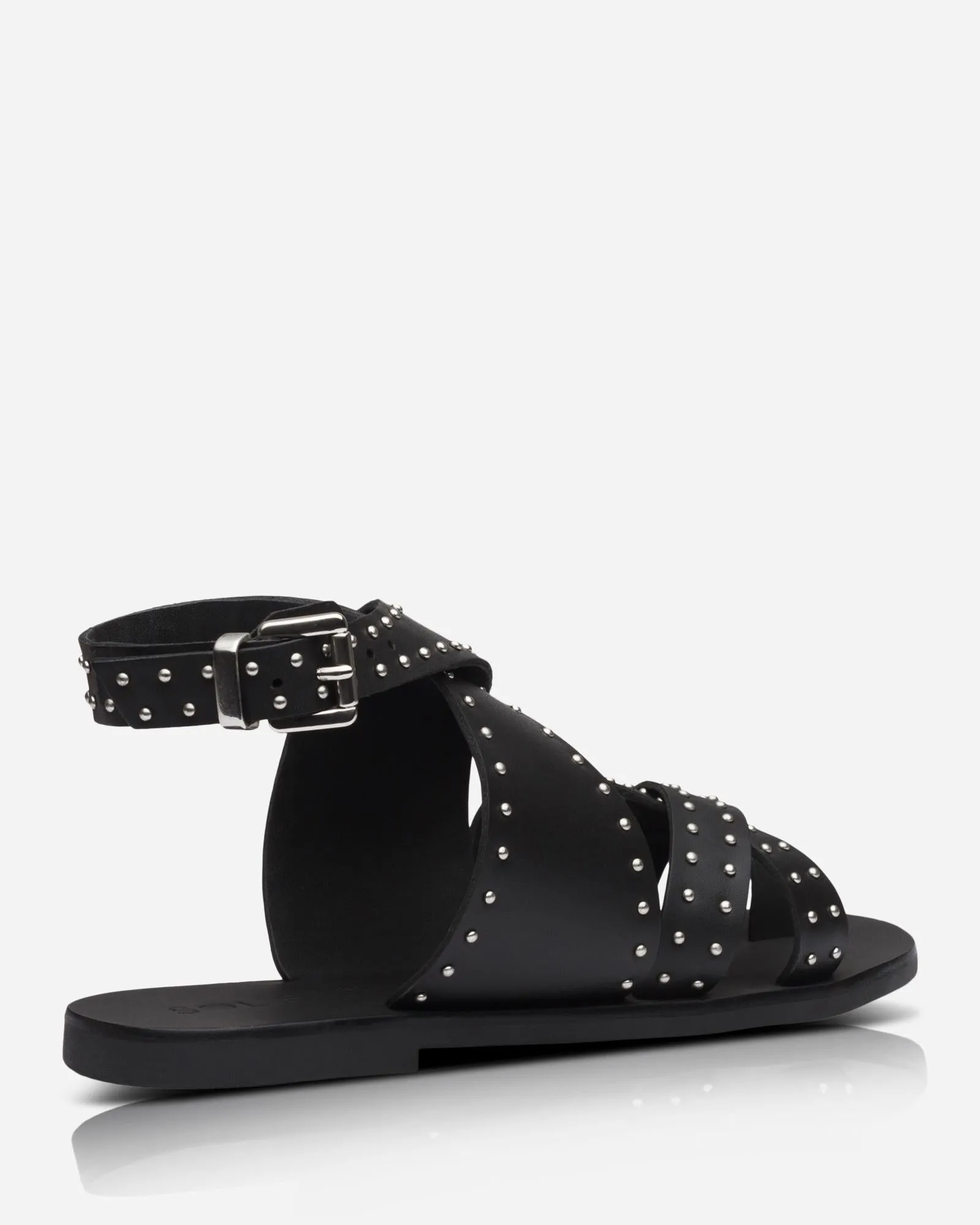 Vesper Sandal • Black/Silver