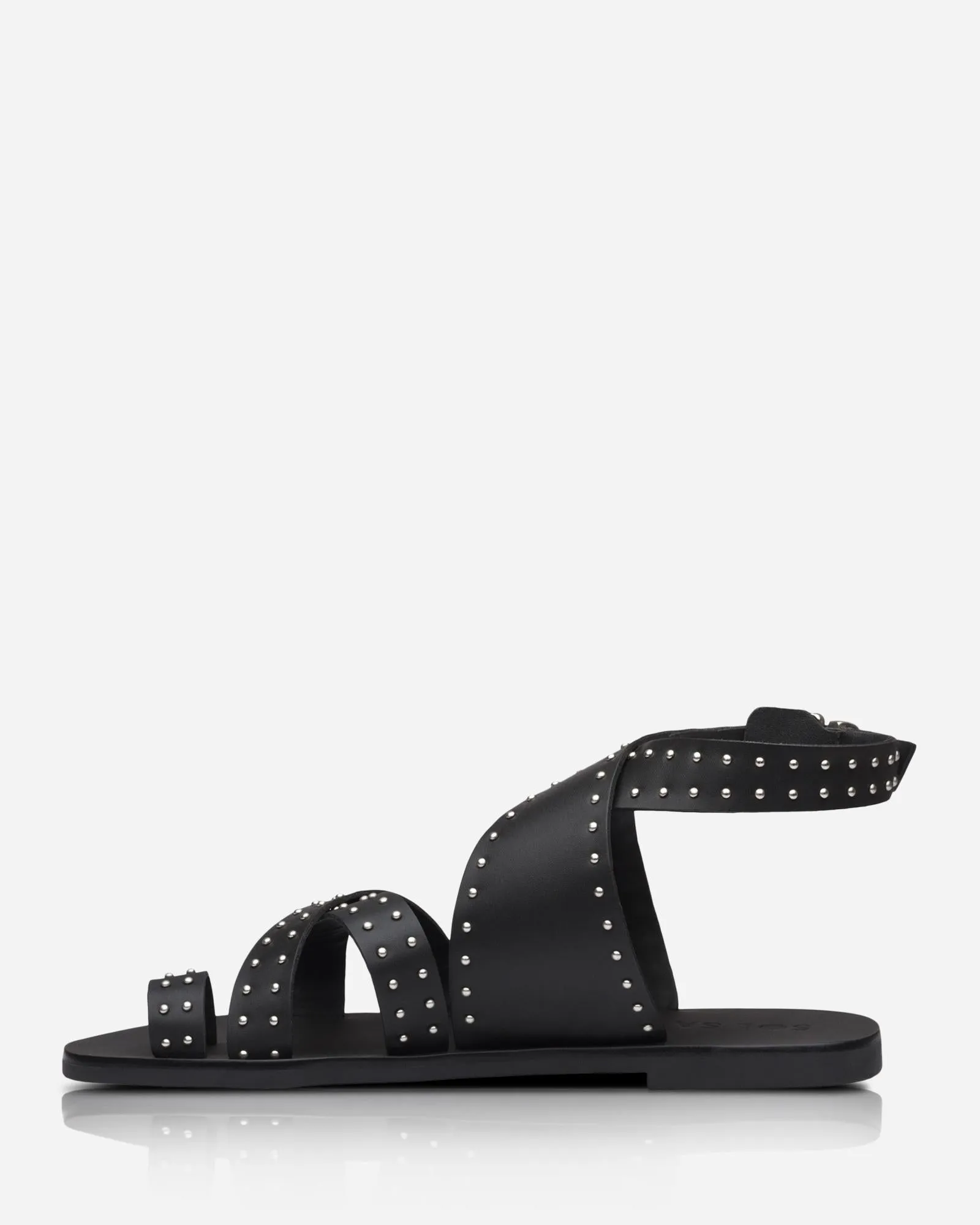 Vesper Sandal • Black/Silver