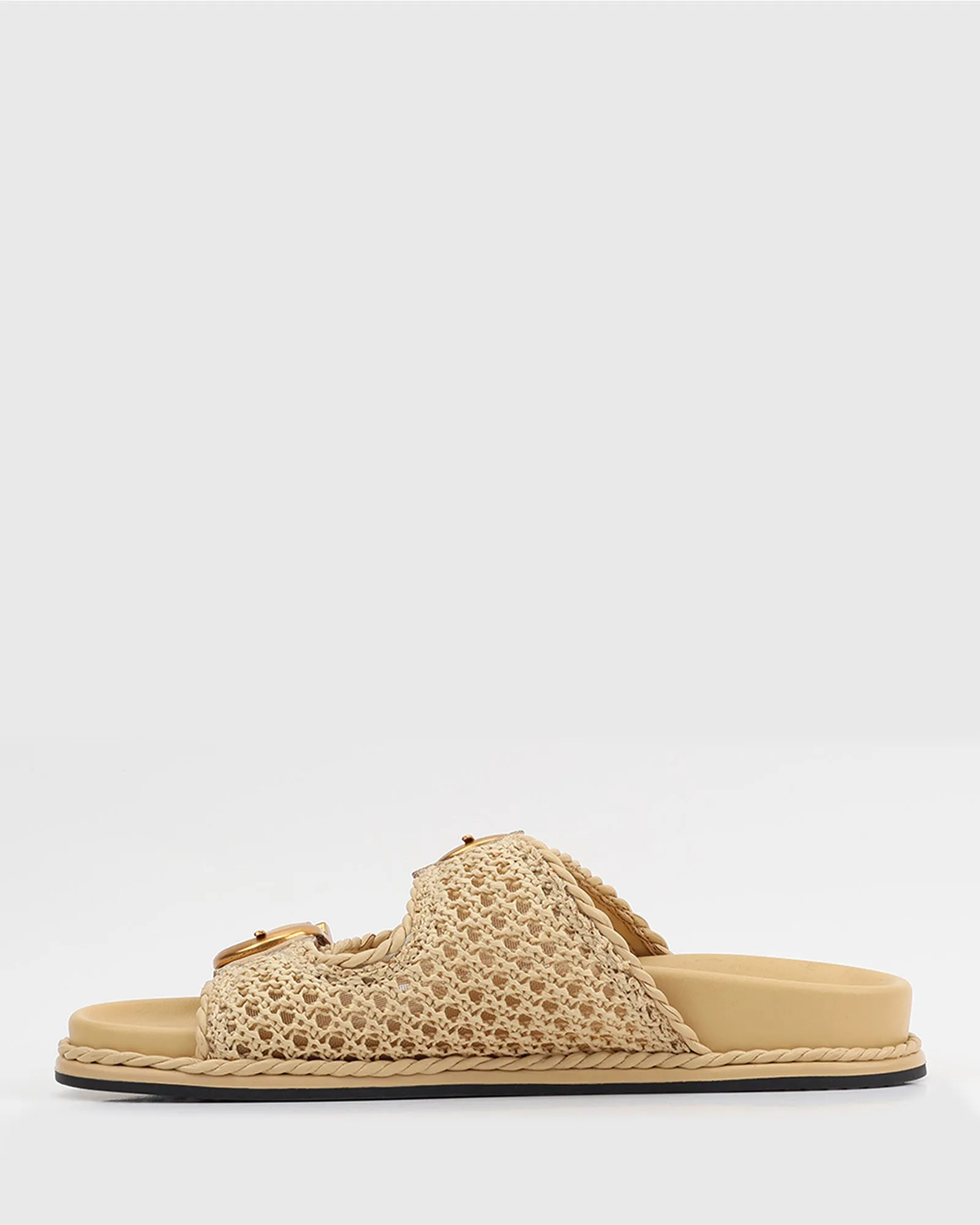 ZOYA Raffia Slide Sandals