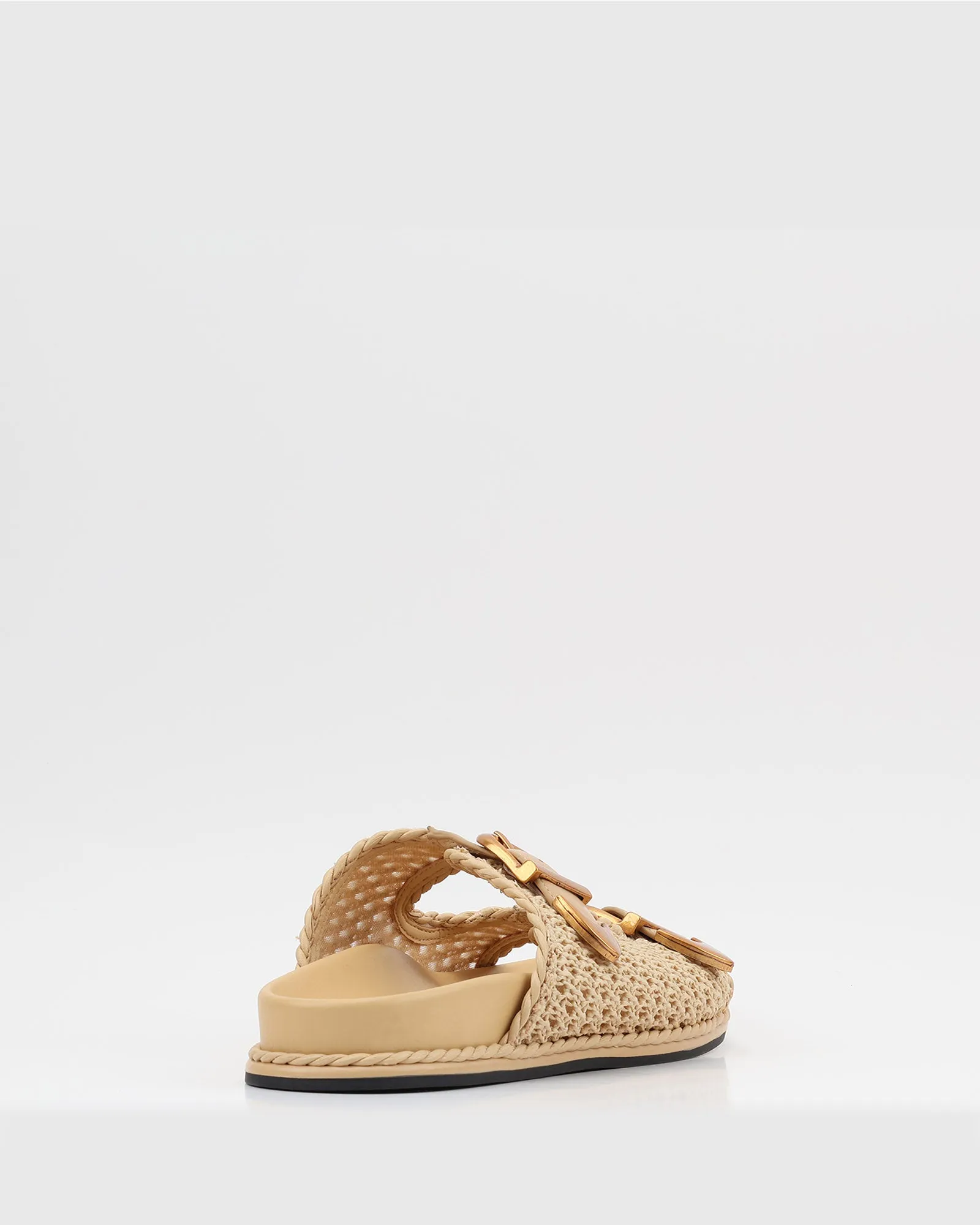 ZOYA Raffia Slide Sandals